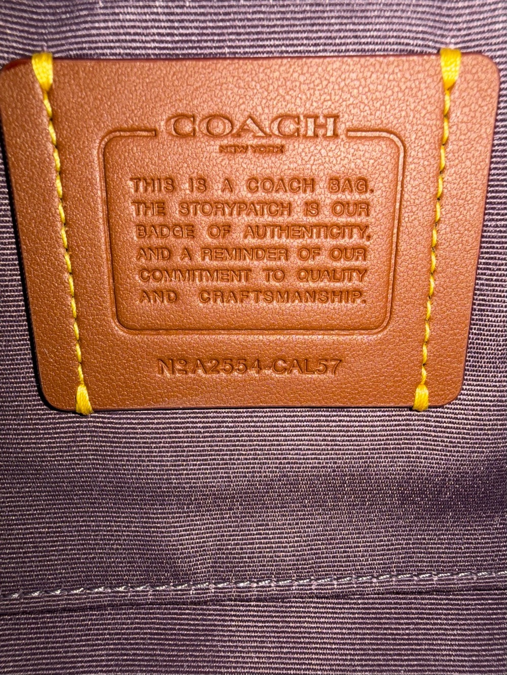 Coach Teri Shoulder Bag with Floral Applique in Lilac with Silver Hardware - Picture 6 of 6